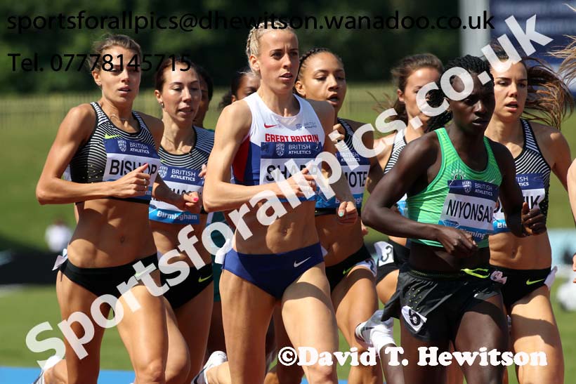 Womens 800 metres, IAAF Diamond League, Birmingham. Photo: David T. Hewitson/Sports for All Pics